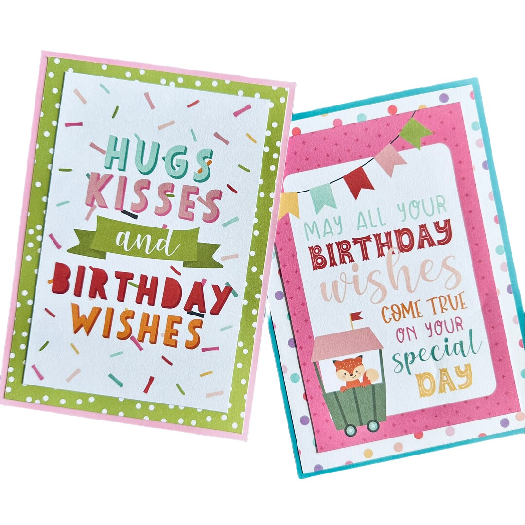 Wishes & Kisses Handmade Greetings Card - You're My Favourite Friend Wishes & Kisses Handmade Greetings Card - You're My Favourite Friend
